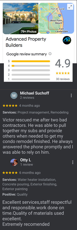 View all GOOGLE Reviews