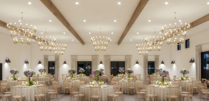 New event venue in Martin County, Florida, interior ball room view